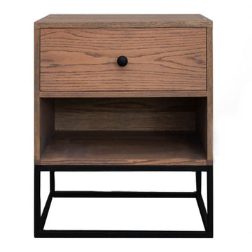 bedside table 1 drawer front view